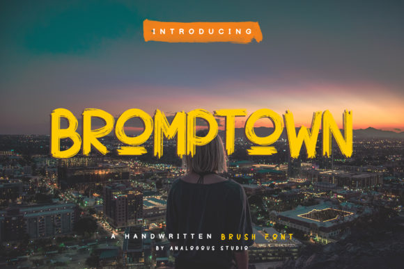 Bromptown: A Display Font for Bold Branding and Creative Campaigns