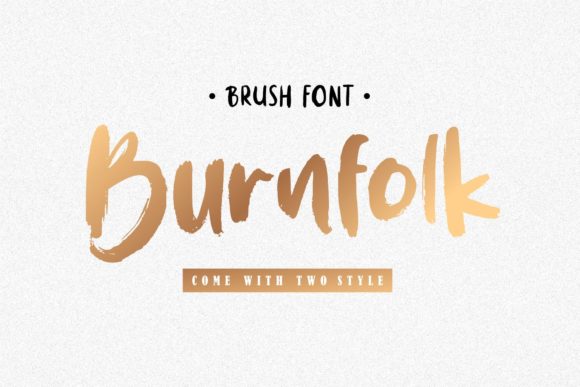 Burnfolk: A Trendy Display Font for Eye-Catching Campaigns