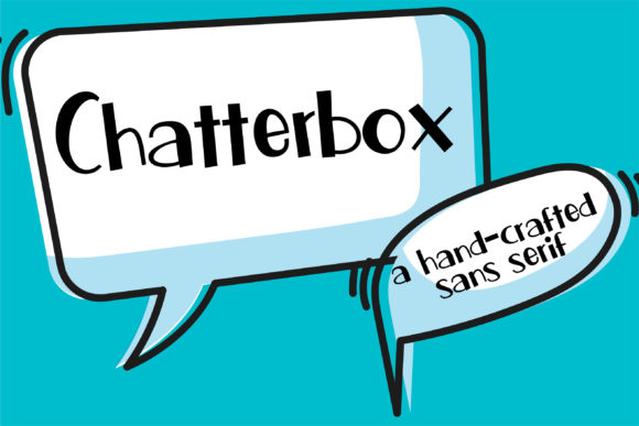 Chatterbox Display Font for Creative Branding