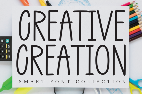 Creative Creation: A Quirky Display Font for Modern Editorial Design