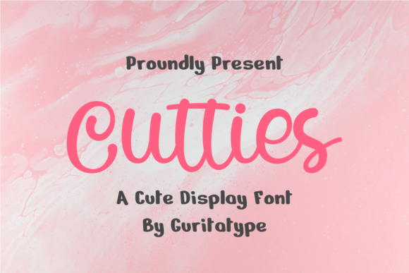 Cutties: A Modern Display Font for Stylish Branding