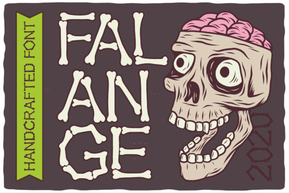 Falange Font for Halloween-Themed Branding
