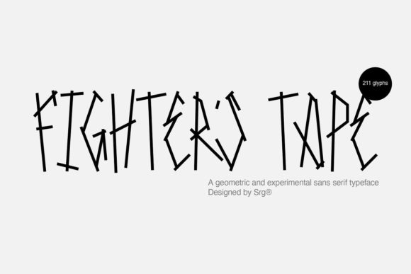 Fighter s Tape: A Quirky Display Font for Creative Makers