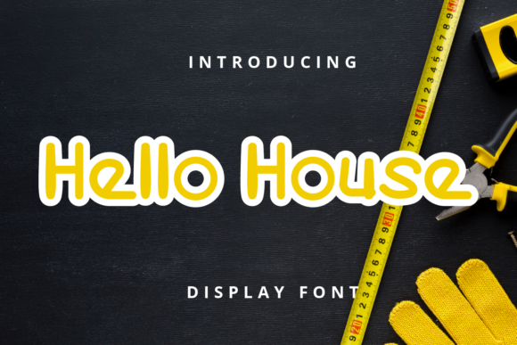 Hello House Display Font for Modern Web Design