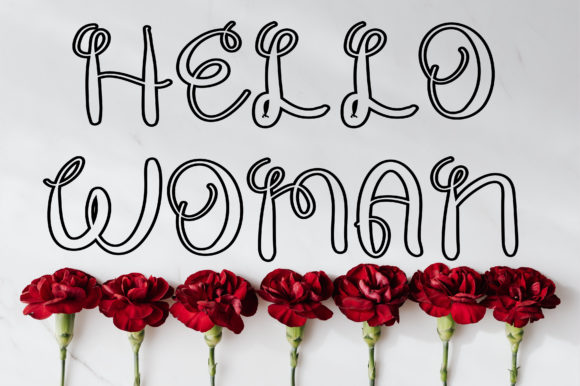 Hello Woman: A Sweet Display Font for Modern Editorial Design