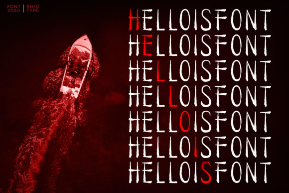 Hellois: A Dramatic Display Font for Halloween and Beyond