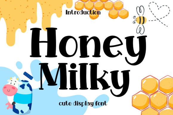 Honey Milky Font for Bright, Professional Branding