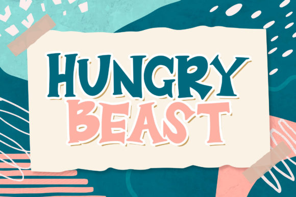 Hungry Beast Font for Creative Projects and Playful Designs