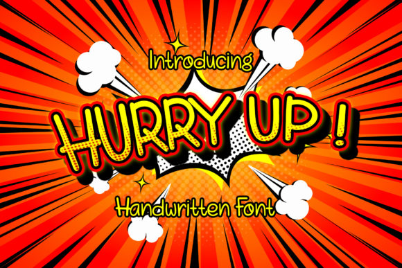 Hurry Up Font for Playful and Creative Projects