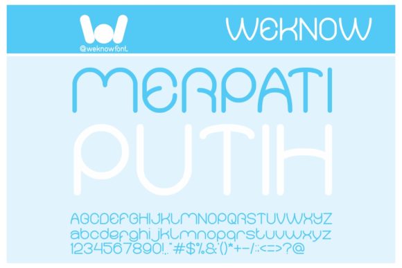 Merpati Putih: A Versatile Display Font for Modern Editorial Design