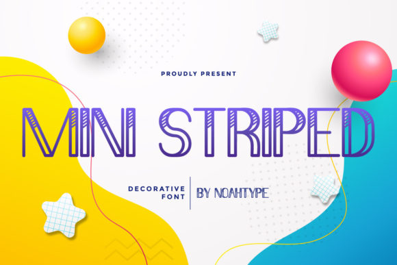 Mini Striped: A Bold Display Font for Small Business Branding