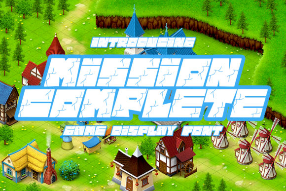 Mission Complete Font for Bold Handmade Creations