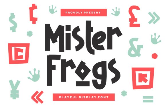 Mister Frogs: A Display Font for Editorial Magic