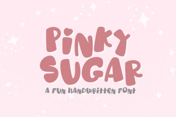Pinky Sugar: A Joyful Display Font for Creative Branding