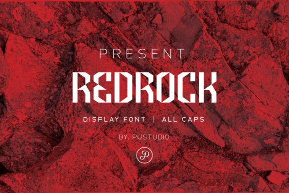Redrock: A Bold Display Font for Creative Branding