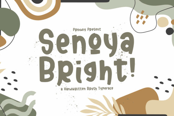 Senoya Bright: A Fresh Display Font for Creative Projects