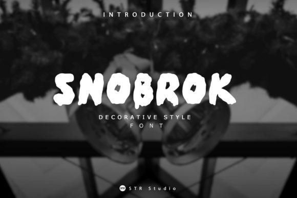 Snobrok: A Bold Display Font for Modern Editorial Design