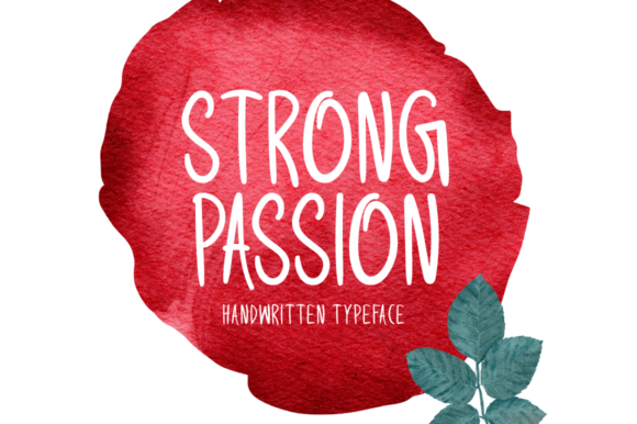 Strong Passion Font for Bold and Clean Visual Storytelling