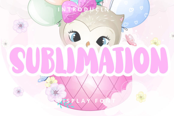 Sublimation Font for Joyful Branding and Creative Projects
