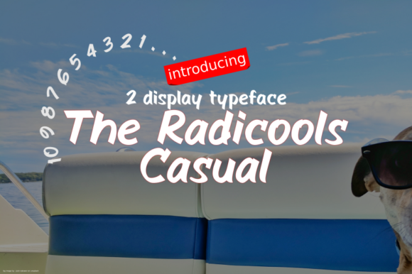 The Radicools Casual for Bold Web Typography