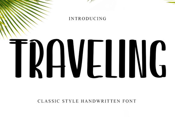 Traveling Font for Trendy and Adaptable Editorial Design