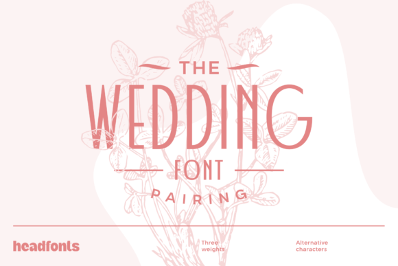 Wedding Pairing Display Font for Modern Web Design