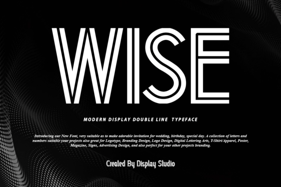 Wise: A Display Font That Elevates Handmade Creations